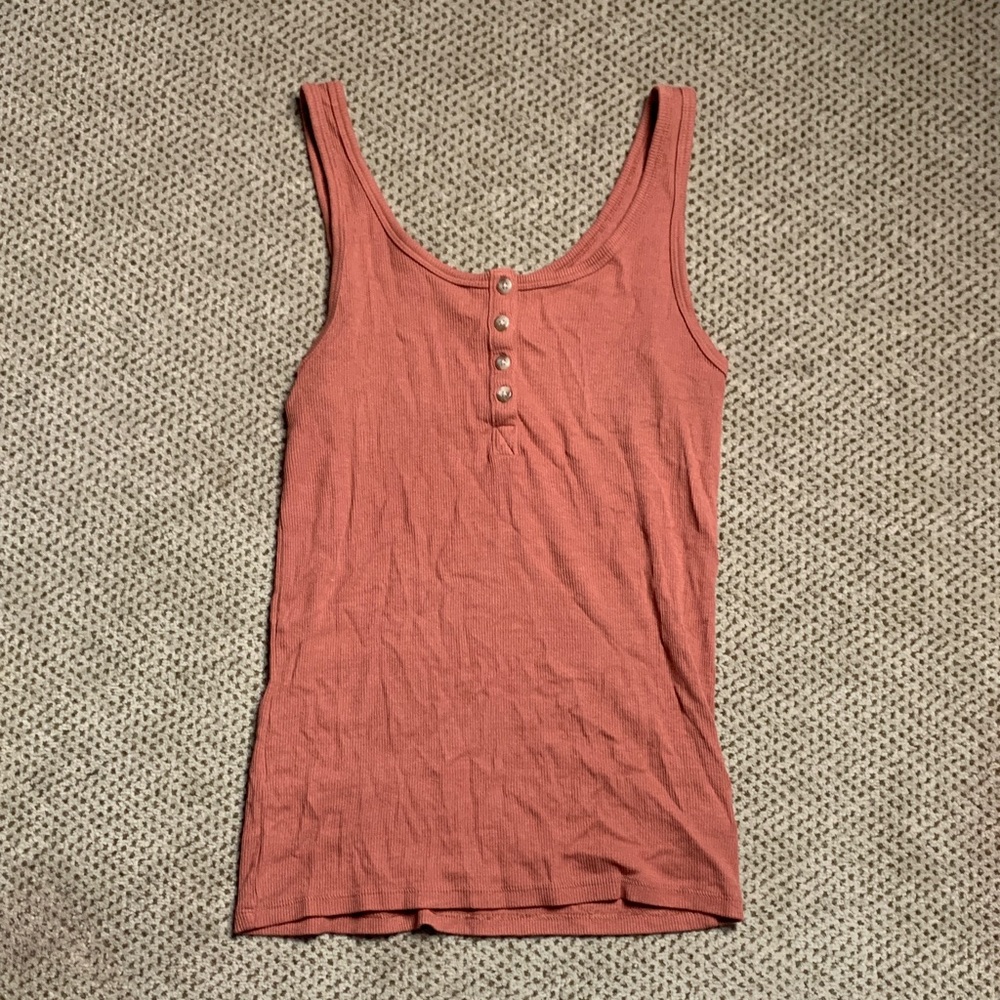 American Eagle Outfitters Rust Tank Top